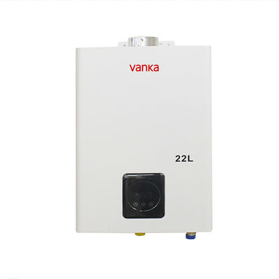 Kamar mandi tekanan rendah Pemanas air gas 120V Sistem air panas instan termostatik