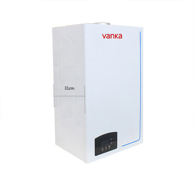 30kw Pemanas Air Boiler dinding dipasang propana Gas Combi Boiler Dengan Radiator