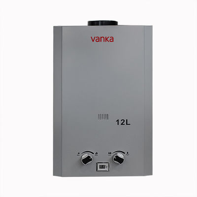 LPG Flue Gas Water Heater 20KW Panas Output Power Shower Panas Air Panas