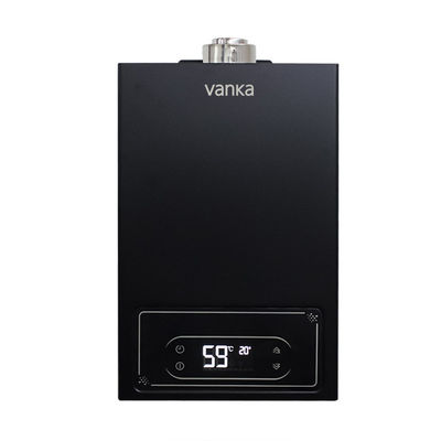 Tankless Oxygen Free Copper Indoor Gas Water Heater Dengan Perlindungan Overheat Kegagalan Api