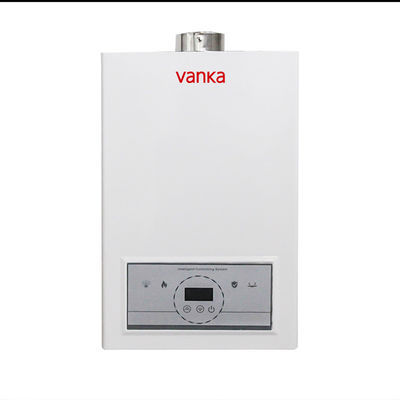 Gas alam langsung ventilasi pemanas air panas dinding dipasang kontrol suhu digital