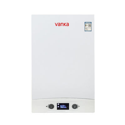 Powder Coating Wall Mounted Gas Combi Boiler 1500Pa - 3000Pa Dengan Tampilan Digital