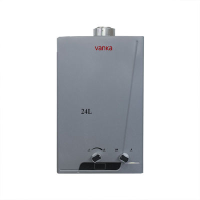 24L Tankless Gas Water Heater Air Panas Instan LPG Gas Alam Desain Portable