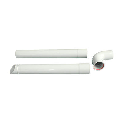 100/60 mm Standar Aluminium Concentric Flue Untuk Boiler Gas Kompor Pemanas Air Tekanan Tinggi
