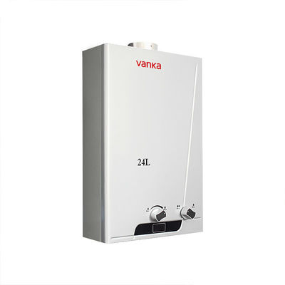 Custom Standard Smart Gas Water Heater Dipaksa-Exhaust On-Demand Putih