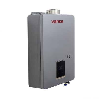 Pemanas air gas dalam ruangan dengan layar sentuh terkontrol termostat Sistem suhu konstan