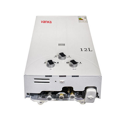 12L Dinding Tankless Gas Pemanas Air On Demand Shower System Dengan Pasokan Listrik 110V