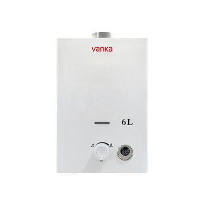 6-24L Tankless LPG Water Heater Bahan bakar ganda Gas alam propana