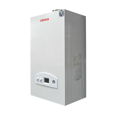 WiFi Terhubung Boiler Gas 18kW 45kW Sistem Pemanasan Dual Fungsi