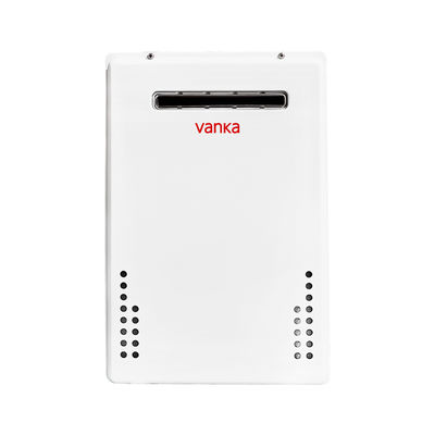 Pemanas air luar LPG gas alam tankless 6L-16L dipasang di dinding