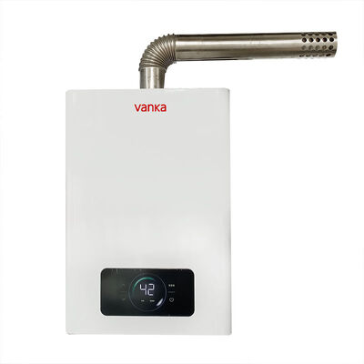 12L Tankless Thermostatic Pemanas Air Single Flue Pipe