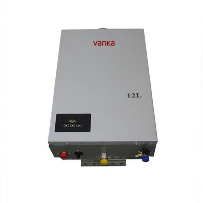 12L Indoor Digital Gas Water Heater Force Exhaust Operasi tenang Menghemat energi Pemanasan atas permintaan