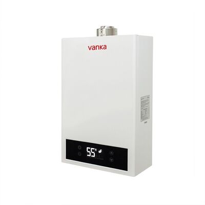 Pemanas Air Gas Alam Terpasang di Dinding Tipe Ventilasi Langsung Untuk Penggunaan Kamar Mandi dan Dapur Aplikasi Rumah Hotel Apartemen Komersial