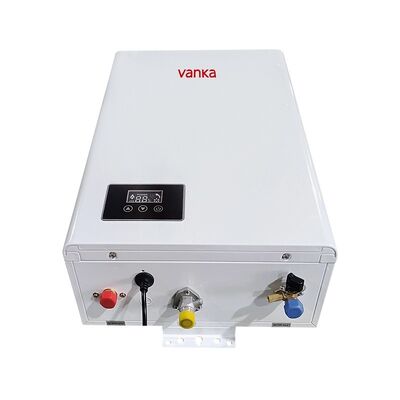 Putih 16L Digital Thermostatic Gas Pemanas Air Single Flue Energy Saving Operasi tenang