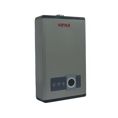 Pemanas Air Gas Tanpa Tangki Pintar 12L 16L Efisiensi Tinggi Hemat Energi Air Panas Instan Tampilan Digital Kontrol Suhu
