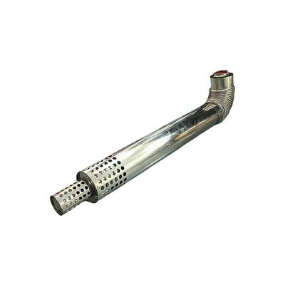 Pipa kompor boiler gas yang dipasang di dinding pipa knalpot baja tahan karat berkualitas tinggi tahan korosi Ventilasi aman tahan lama