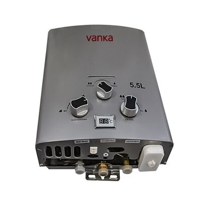 Pemanas Air Propana Portabel Luar Ruangan Tanpa Tangki Mulai Tekanan Rendah Desain Ringkas Ringan Mudah Dioperasikan