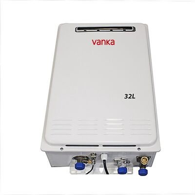 32L Portable Instant Gas Water Heater Automatic Pulse Ignition Penggunaan di luar ruangan