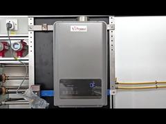 Introduce 12L Tankless Thermostatic Water Heater Gray Dual Flue Pipe For You